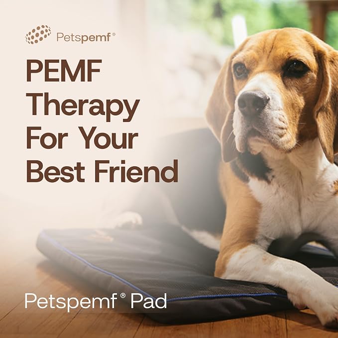Premium PEMF Therapy Pad for Pets - Natural Pain Relief, Recovery & Stress Support - Vet-Approved - Safe, Drug-Free Wellness for Pets (Large (27.5 x 17...